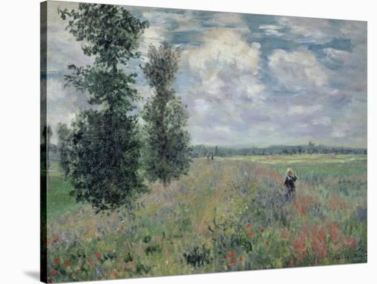 The Poppy Field-Claude Monet-Stretched Canvas