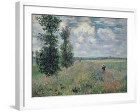 The Poppy Field-Claude Monet-Framed Giclee Print