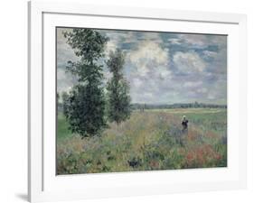 The Poppy Field-Claude Monet-Framed Giclee Print