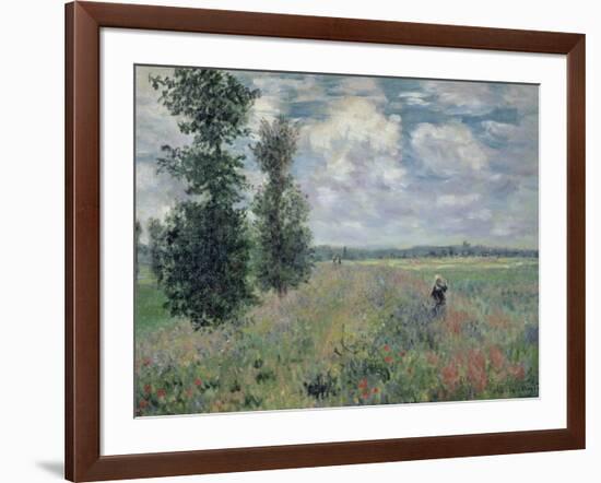 The Poppy Field-Claude Monet-Framed Giclee Print