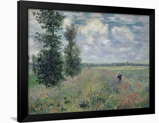 The Poppy Field-Claude Monet-Framed Giclee Print