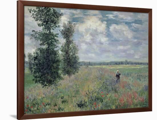 The Poppy Field-Claude Monet-Framed Giclee Print