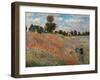 The Poppy Field-Claude Monet-Framed Giclee Print