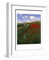 The Poppy Field-Paul von Szinyei-Merse-Framed Giclee Print