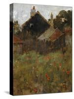 The Poppy Field-Willard Leroy Metcalf-Stretched Canvas