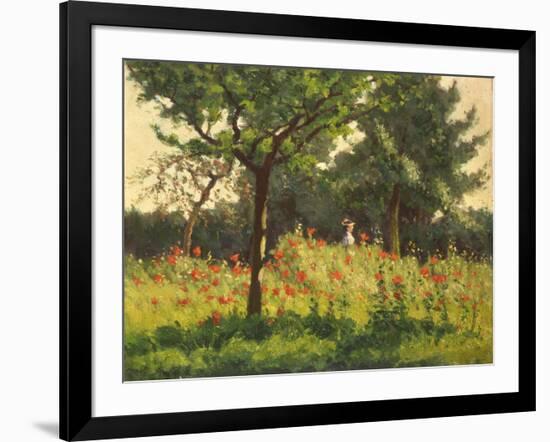 The Poppy Field-Alphonse Asselbergs-Framed Giclee Print