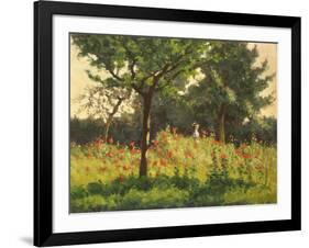 The Poppy Field-Alphonse Asselbergs-Framed Giclee Print