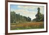 The Poppy Field-Hippolyte Delpy-Framed Giclee Print