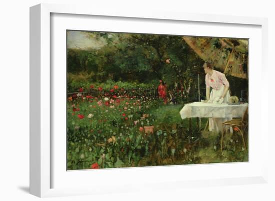 The Poppy Garden-Maurice Bompard-Framed Giclee Print