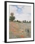 The Poppyfield, Near Argenteuil - Focus-Monet Claude-Framed Giclee Print