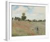 The Poppyfield, Near Argenteuil-Claude Monet-Framed Art Print