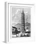 The Porcelain Tower of Nanjing, China, C1895-null-Framed Giclee Print