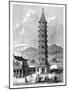 The Porcelain Tower of Nanjing, China, C1895-null-Mounted Giclee Print