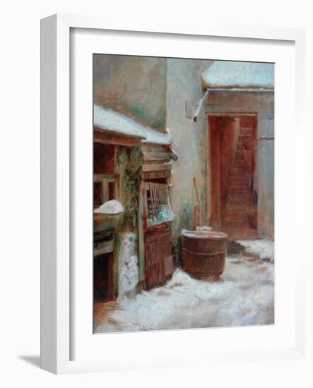 The Porch-Pierre Edouard Frere-Framed Giclee Print