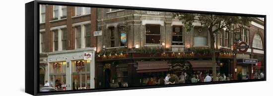 The Porcupine Pub Facade in Soho-Richard Bryant-Framed Stretched Canvas