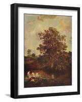 'The Poringland Oak', c1818-1820, (c1915)-John Crome-Framed Giclee Print