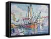 The Port, 1923-Paul Signac-Framed Stretched Canvas