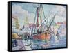 The Port, 1923-Paul Signac-Framed Stretched Canvas