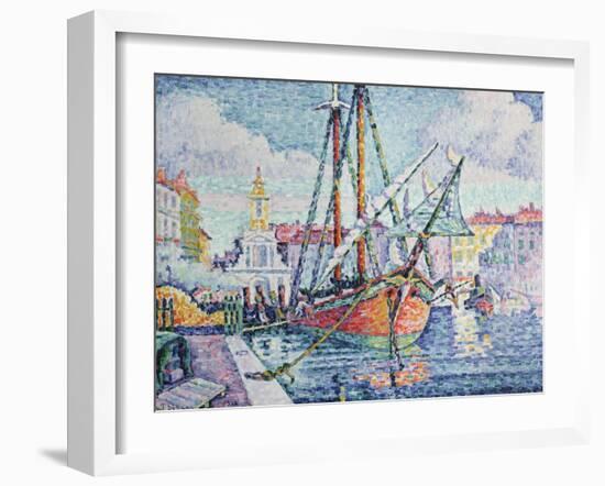 The Port, 1923-Paul Signac-Framed Giclee Print