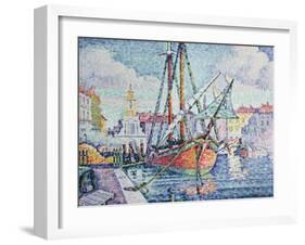 The Port, 1923-Paul Signac-Framed Giclee Print