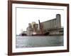 The Port and Grain Silos-null-Framed Giclee Print