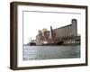 The Port and Grain Silos-null-Framed Giclee Print