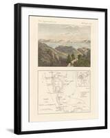 The Port and the City of Navarino-null-Framed Giclee Print