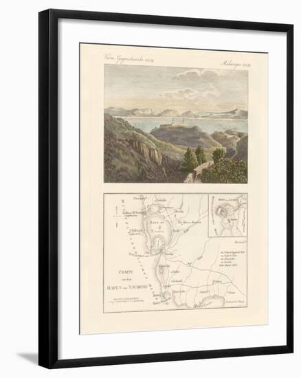 The Port and the City of Navarino-null-Framed Giclee Print