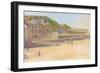 The Port and the Quay at Bessin-Georges Seurat-Framed Art Print