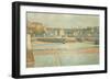 The Port and the Quay at Bessin-Georges Seurat-Framed Art Print