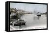 The Port at Boulogne, France, 1904-null-Framed Stretched Canvas