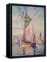 The Port at Concarneau-Paul Signac-Framed Stretched Canvas