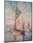 The Port at Concarneau-Paul Signac-Mounted Premium Giclee Print