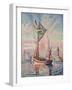 The Port at Concarneau-Paul Signac-Framed Giclee Print