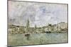The Port at Honfleur, 1896-Eugène Boudin-Mounted Giclee Print
