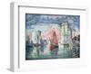 The Port at La Rochelle, 1921-Paul Signac-Framed Giclee Print