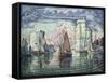 The Port at La Rochelle-Paul Signac-Framed Stretched Canvas