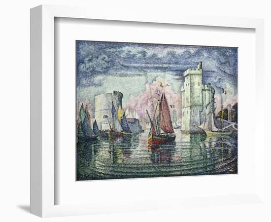 The Port at La Rochelle-Paul Signac-Framed Art Print