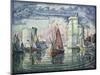 The Port at La Rochelle-Paul Signac-Mounted Art Print