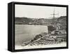 The Port at Oran, Algeria Close to the Harbour Mole-null-Framed Stretched Canvas