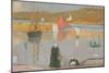 The Port at Saint-Briac, 1887-Emile Bernard-Mounted Giclee Print