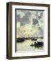 The Port, circa 1895-Eugène Boudin-Framed Giclee Print