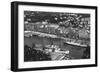 The Port from Mont Boron, Nice, France, Early 20th Century-null-Framed Giclee Print