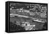 The Port from Mont Boron, Nice, France, Early 20th Century-null-Framed Stretched Canvas