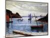 The Port, Island of Brehat, Brittany, 1892-Maxime Emile Louis Maufra-Mounted Giclee Print