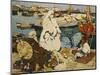 The Port of Algiers, 1924-Leon Cauvy-Mounted Giclee Print