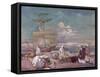 The Port of Algiers, circa 1900-Leon Cauvy-Framed Stretched Canvas