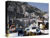 The Port of Amalfi, Costiera Amalfitana, UNESCO World Heritage Site, Campania, Italy, Europe-Oliviero Olivieri-Stretched Canvas