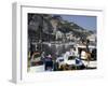 The Port of Amalfi, Costiera Amalfitana, UNESCO World Heritage Site, Campania, Italy, Europe-Oliviero Olivieri-Framed Photographic Print