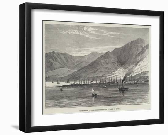 The Port of Batoum, Surrendered by Turkey to Russia-null-Framed Giclee Print